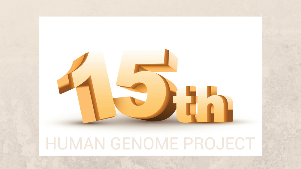 The Human Genome Project: Celebrating its 15th Anniversary