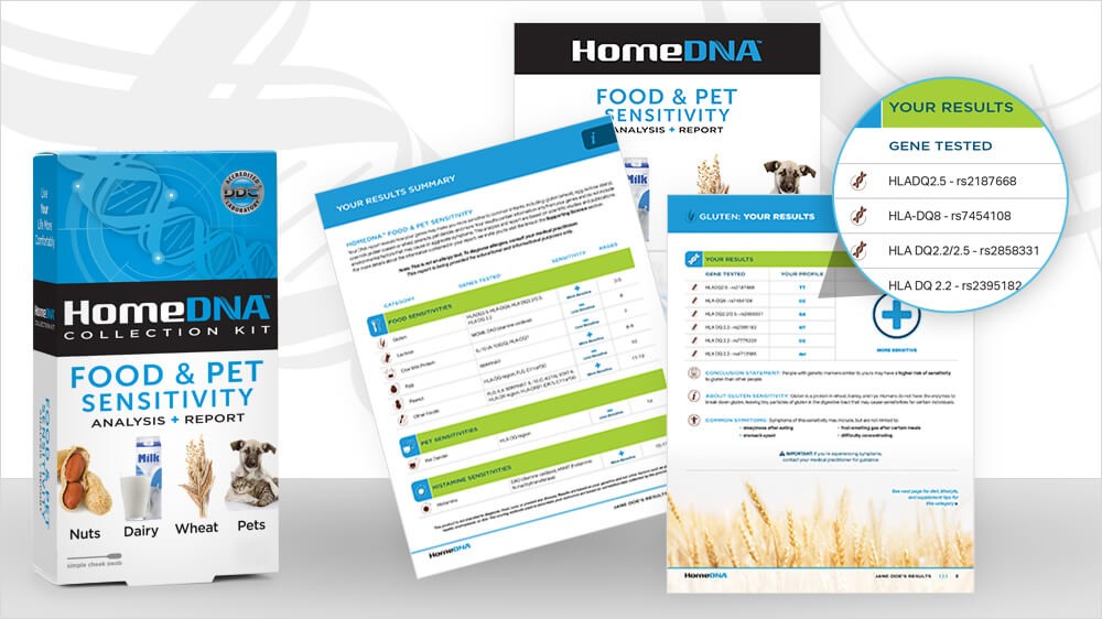 Introducing: HomeDNA Food & Pet Sensitivity DNA Test
