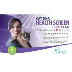 Orivet Cat DNA Health Screen Plus Life Plan